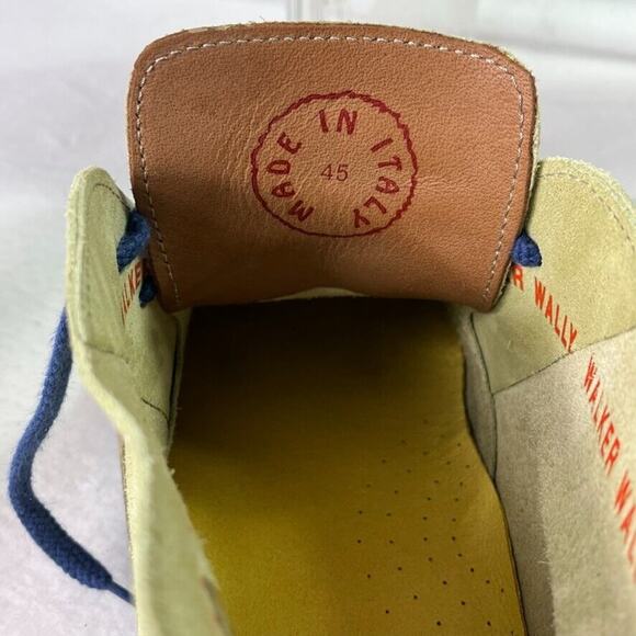 Wally Walker Chukka Boots Mens 12 Leather Suede Italy Made Lace Up Casual Formal - Picture 10 of 13